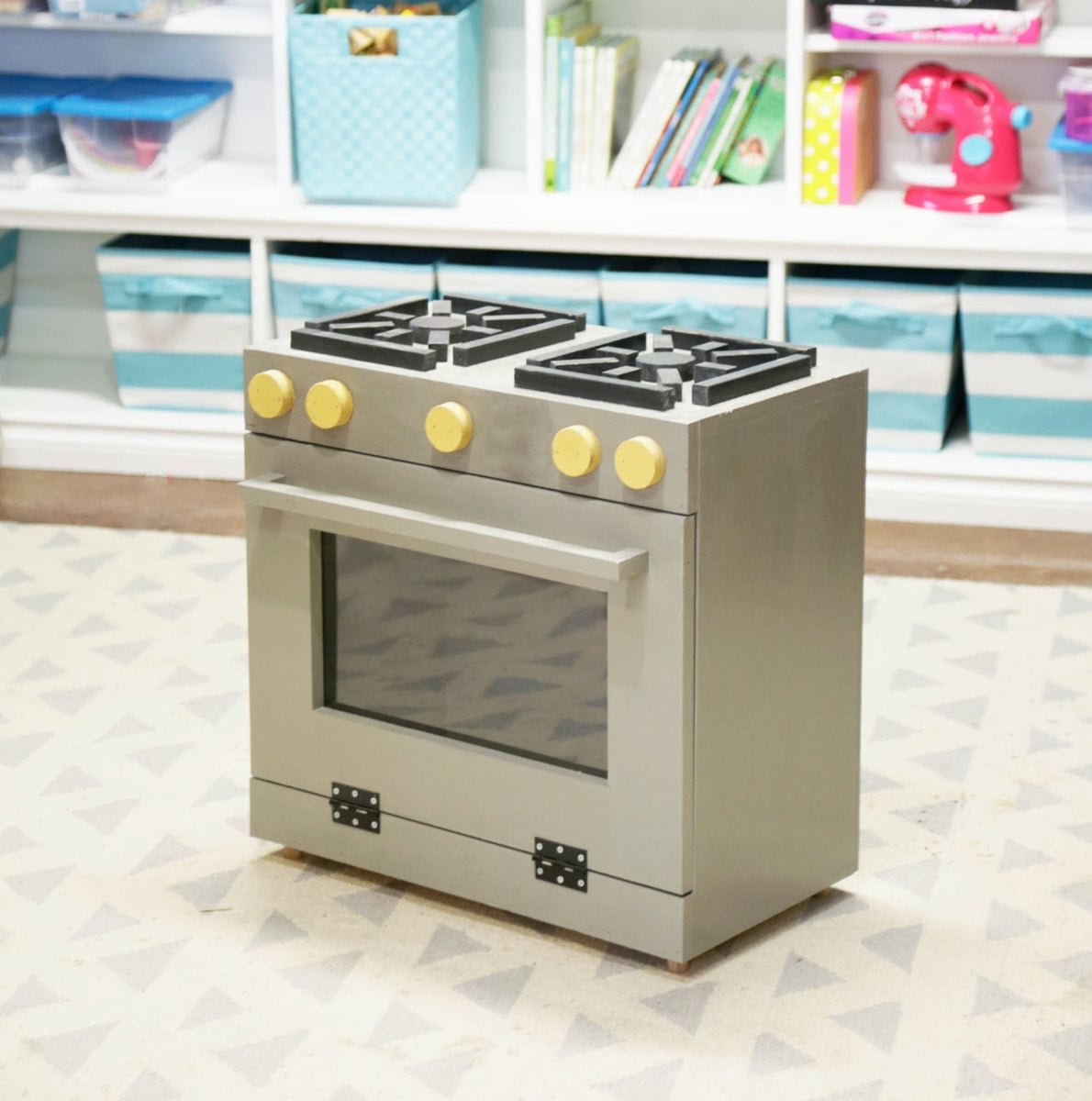 Foodie Play Kitchen Stove Wood Toy
