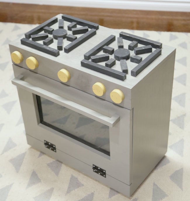 Foodie Play Kitchen Stove Wood Toy — step 7