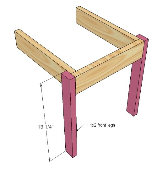 Four Dollar Stackable Children’s Chairs — step 2