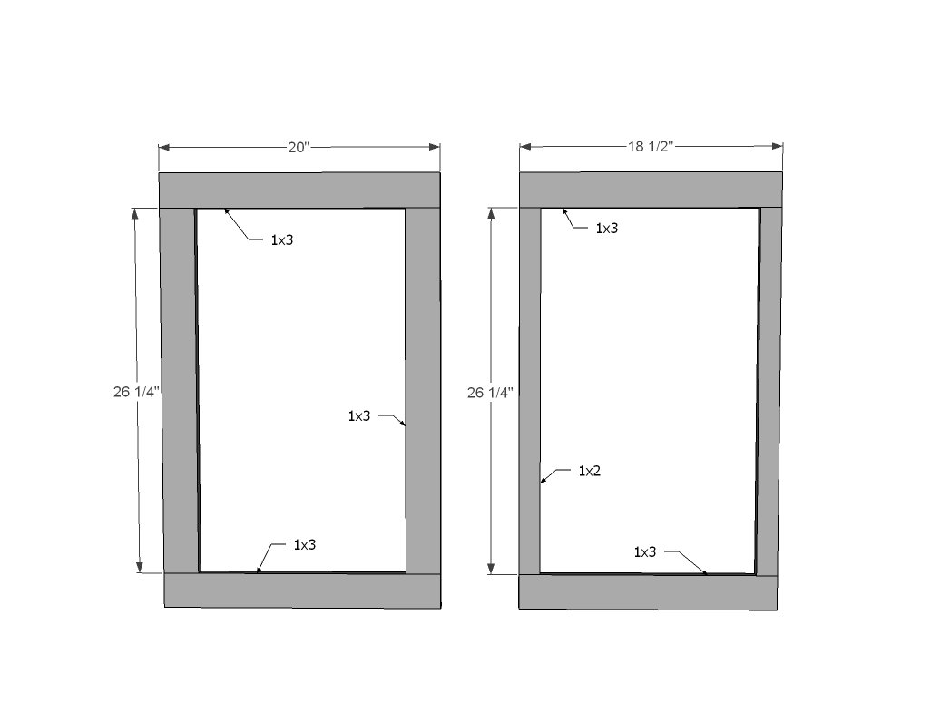 Frame and Panel Planters — step 1