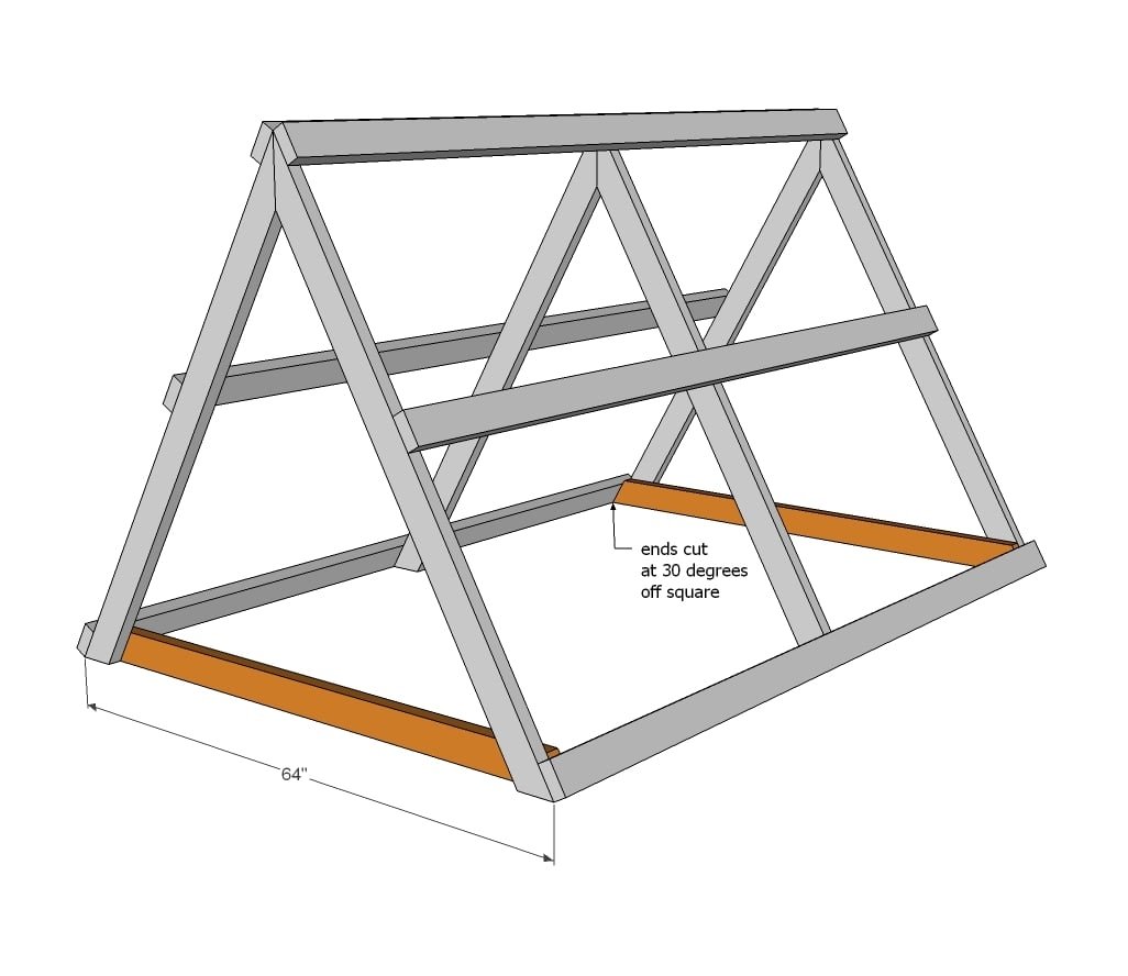 A Frame Chicken Coop Tractor — step 2