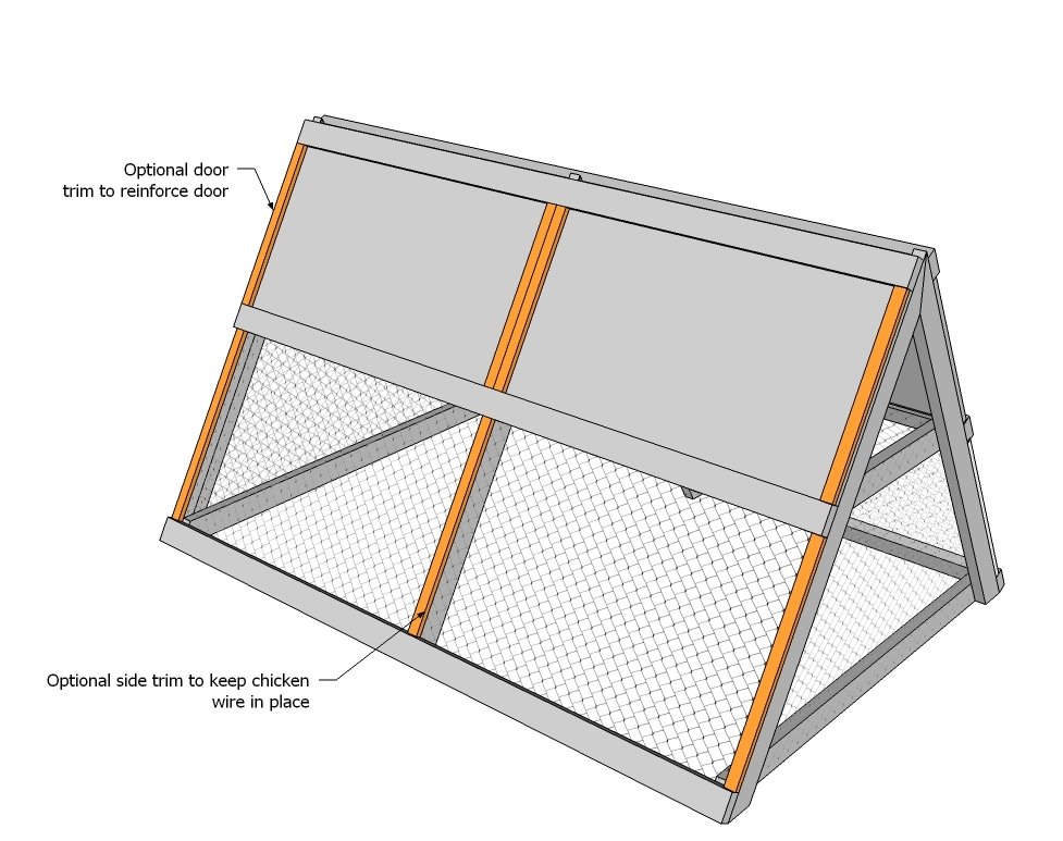 A Frame Chicken Coop Tractor — step 5