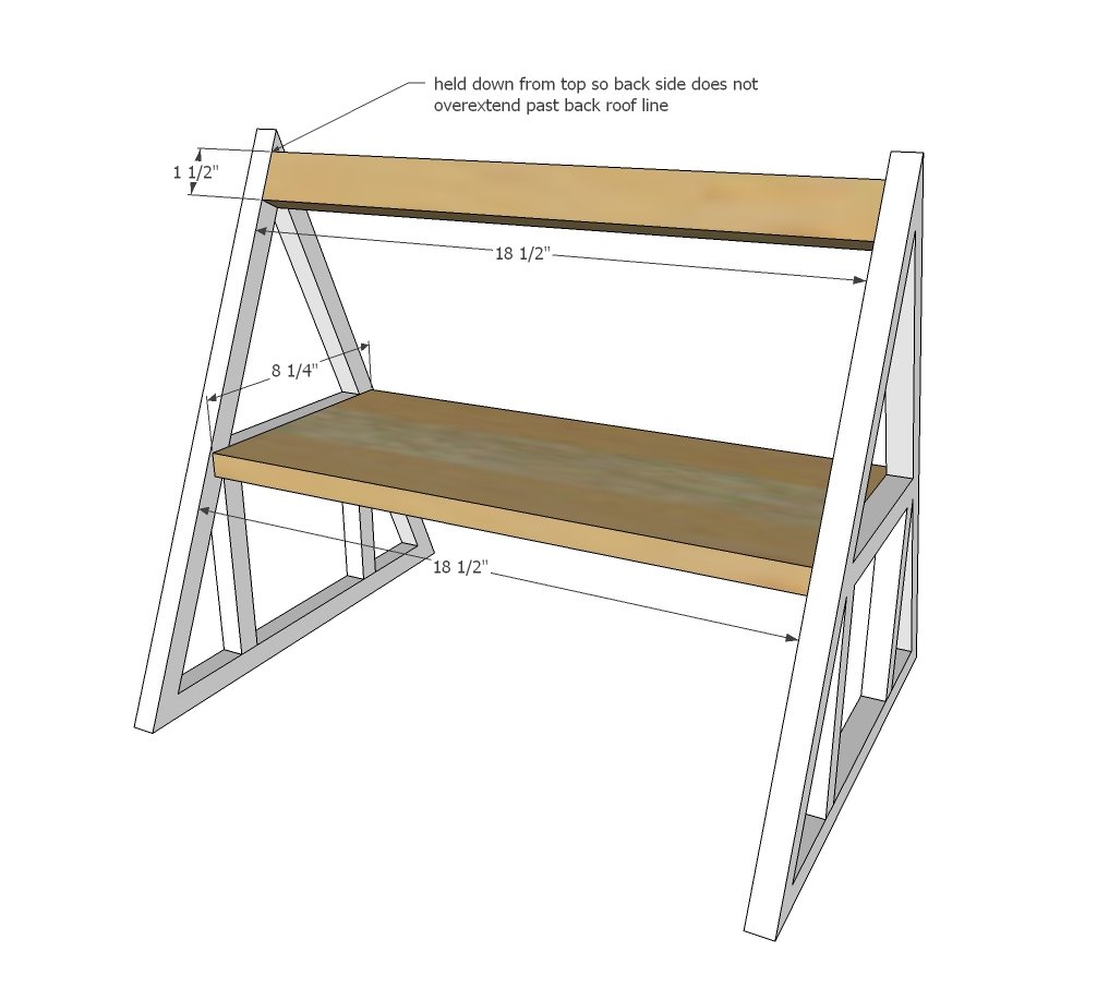 A Frame Dollhouse — step 2
