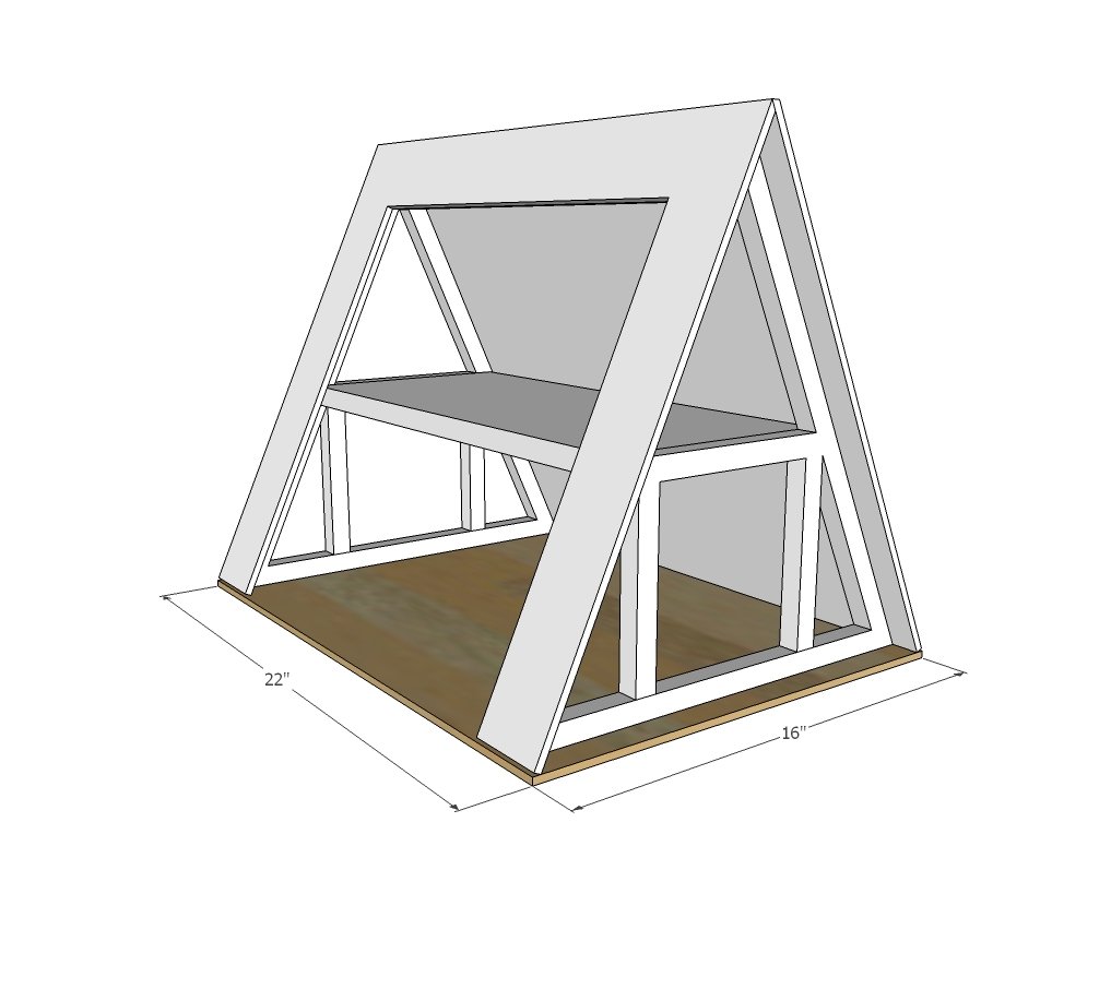 A Frame Dollhouse — step 4