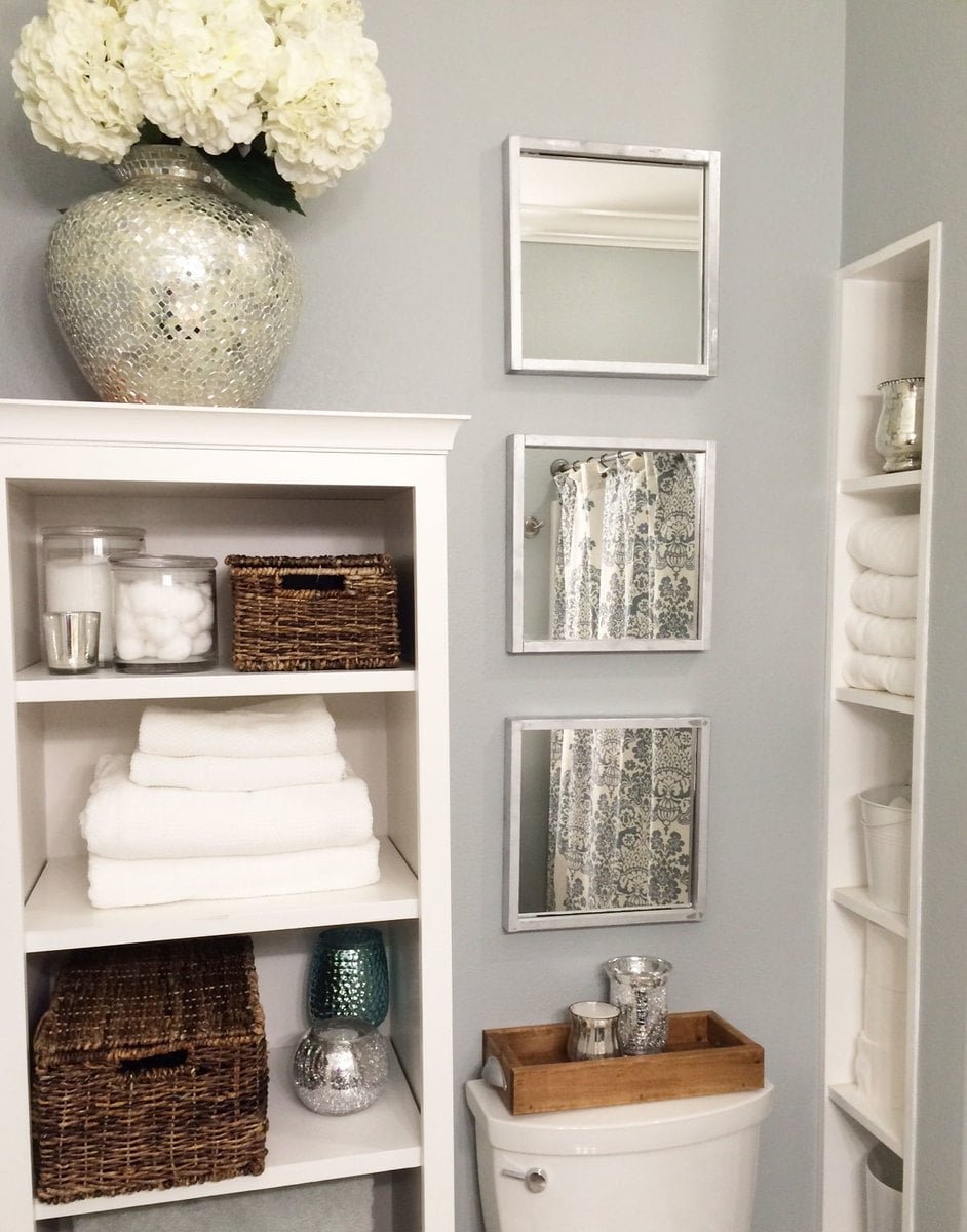 Framed Mirror Tile Wall Decor