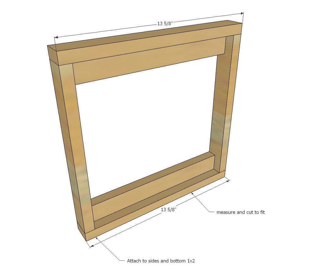 Framed Mirror Tile Wall Decor — step 2