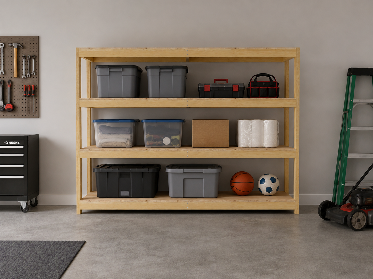 8-Foot Garage Shelving