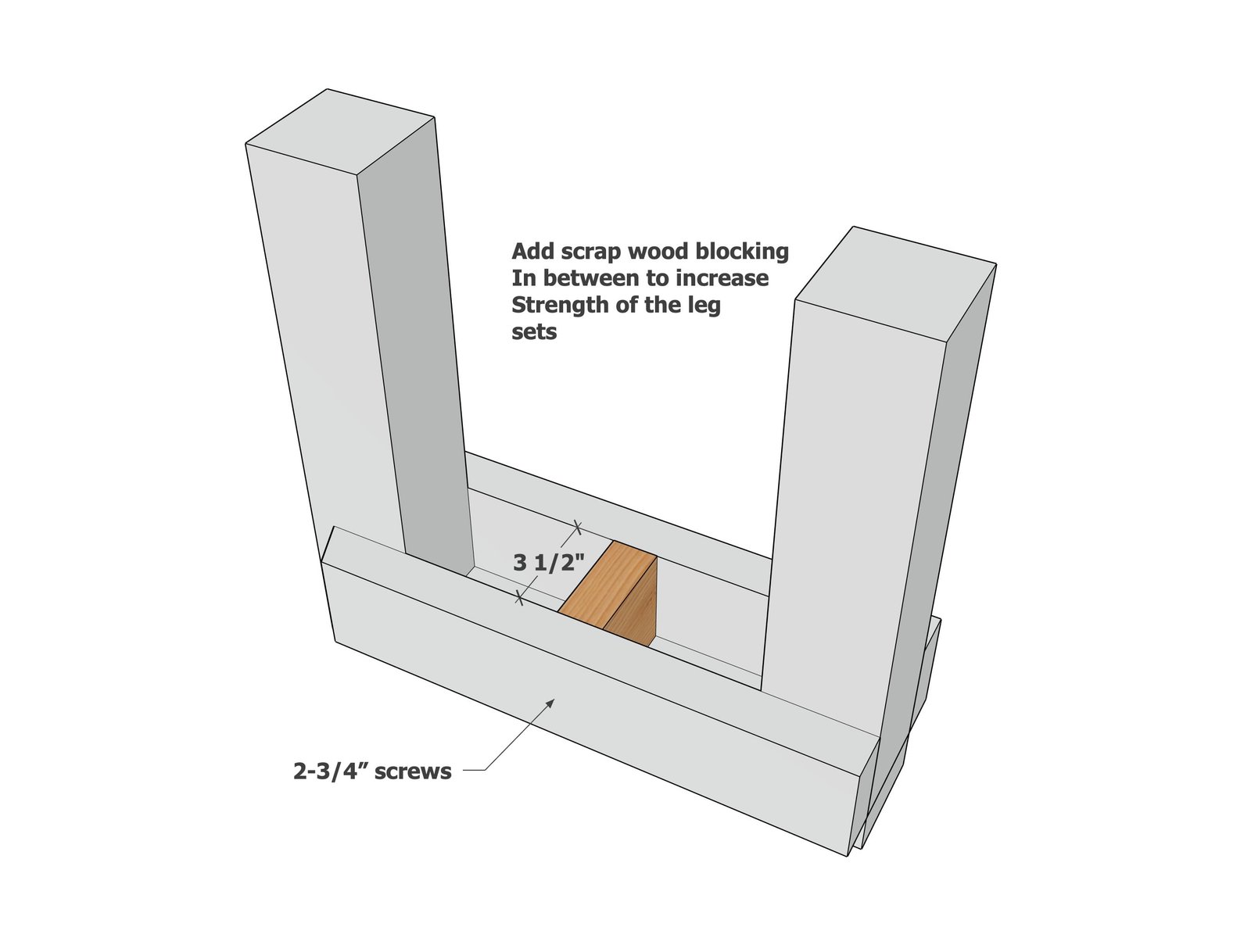 Around-the-Tree Bench — step 3