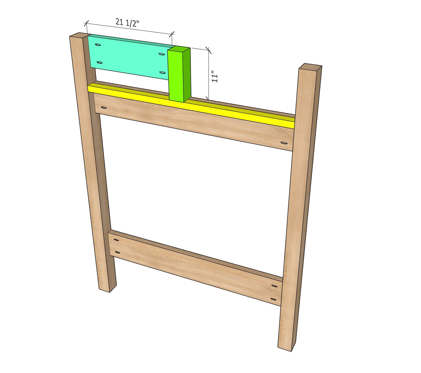 Heavy-Duty Bunk Bed Plans (Twin, Full, or Queen Sizes) — step 4