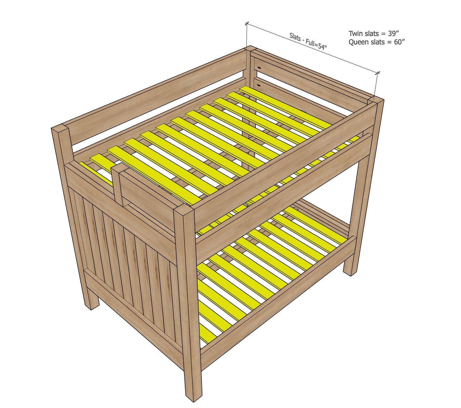 Heavy-Duty Bunk Bed Plans (Twin, Full, or Queen Sizes) — step 8