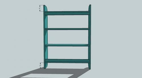 Narrow Wall Shelf — step 2