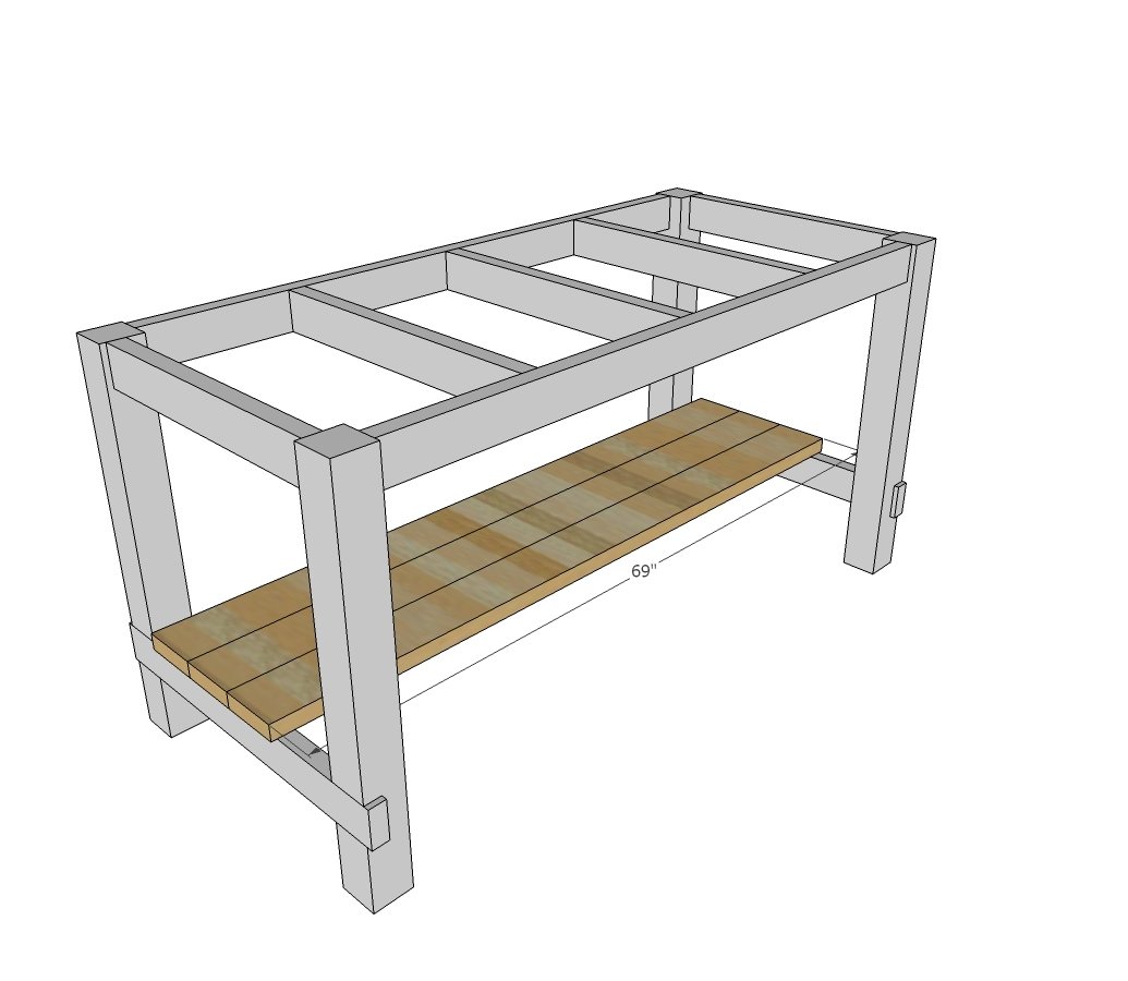 Plans: Classic Farmhouse Kitchen Island — step 5