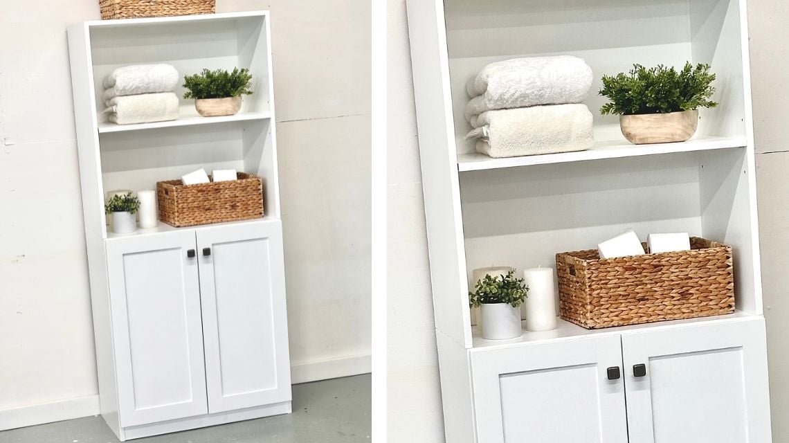 Plans: DIY Bathroom Tall Boy Cabinet