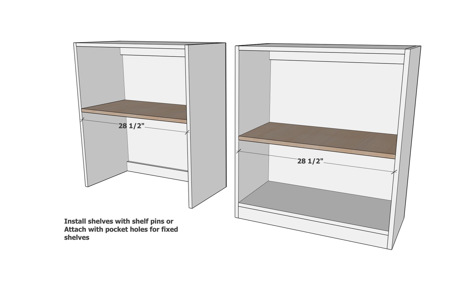 Plans: DIY Bathroom Tall Boy Cabinet — step 5