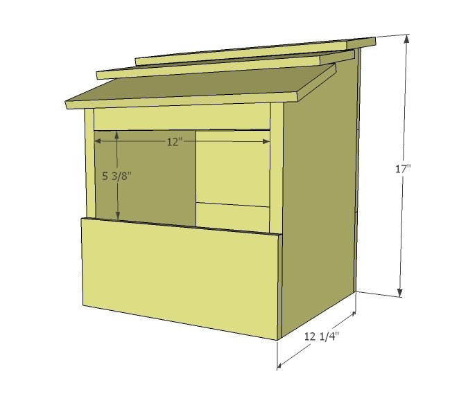 Range Nesting Box dimension diagram 1