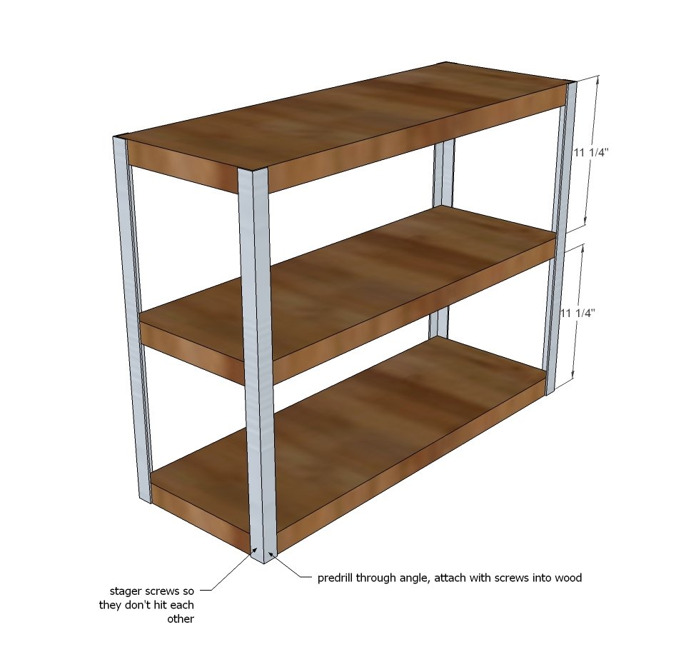 Rolling Shelf DIY — step 1