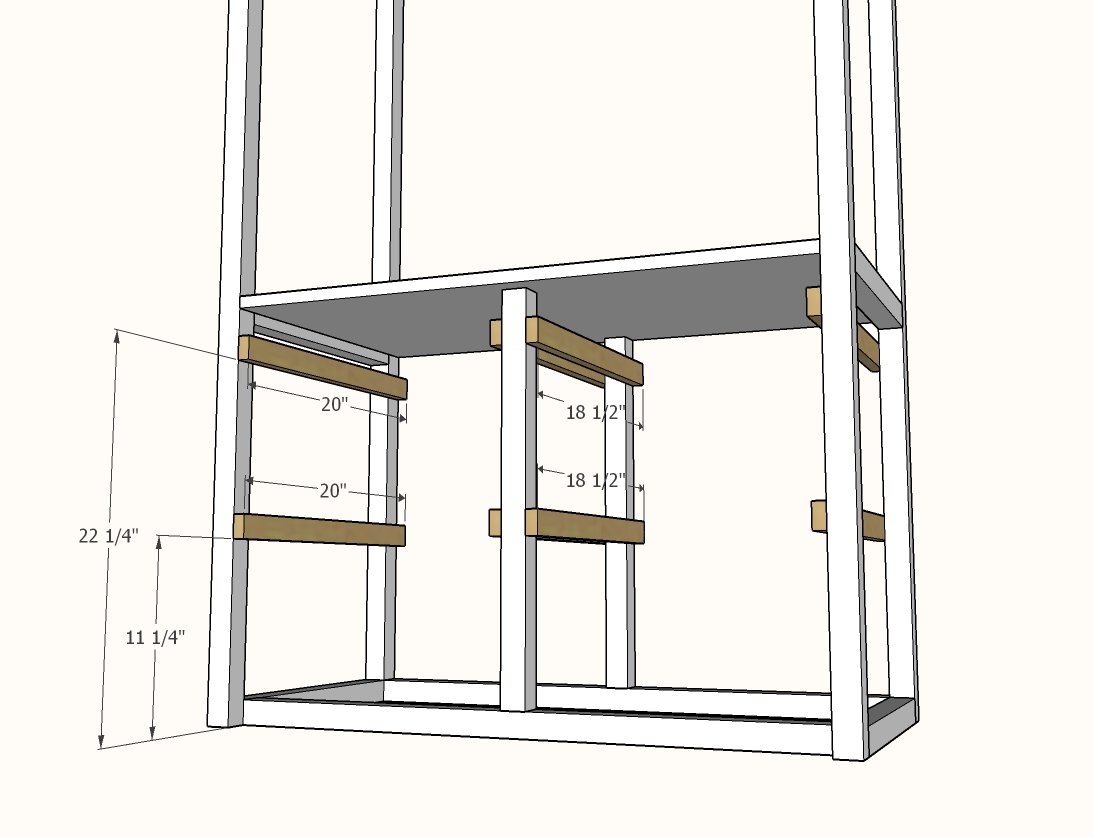 Freestanding Laundry Basket Closet — step 5