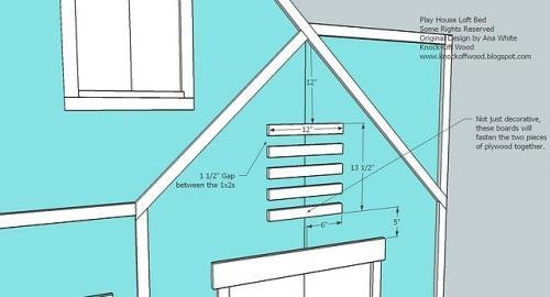 Full Height Playhouse Loft Bed — step 10