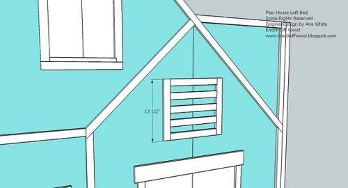 Full Height Playhouse Loft Bed — step 11