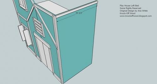 Full Height Playhouse Loft Bed — step 13