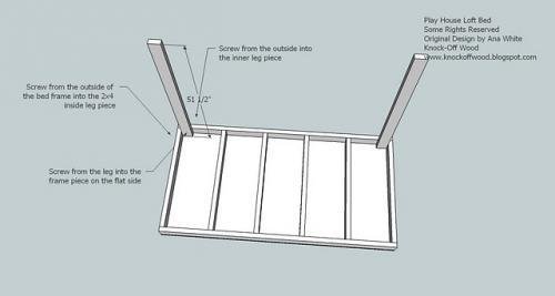 Full Height Playhouse Loft Bed — step 3