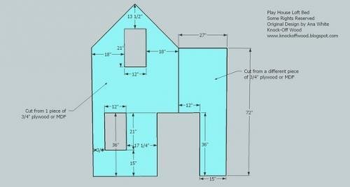 Full Height Playhouse Loft Bed — step 5