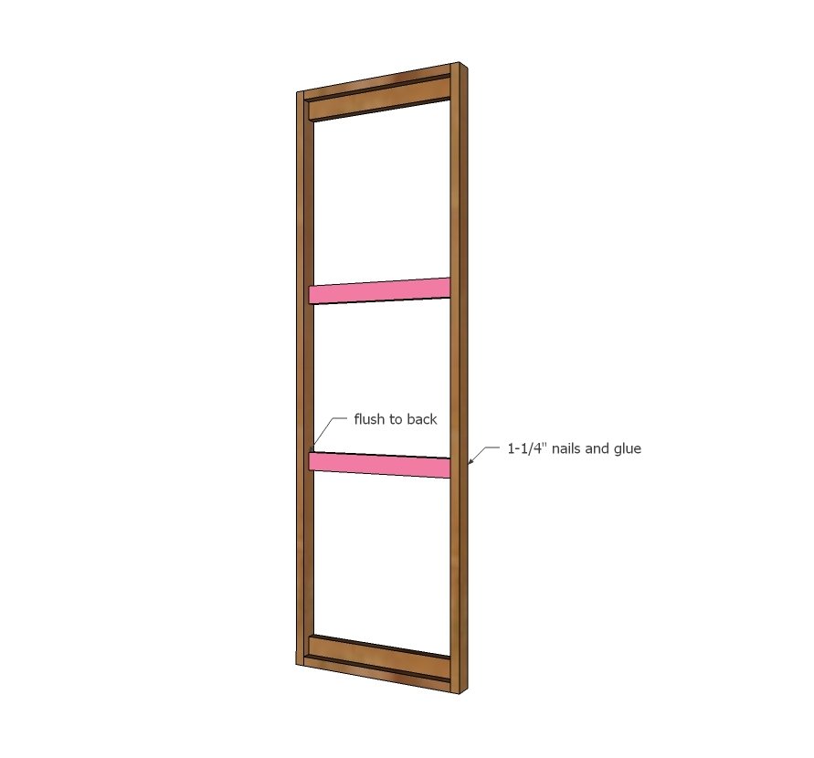 Full Length Mirror with Sliding Storage Cabinet — step 3
