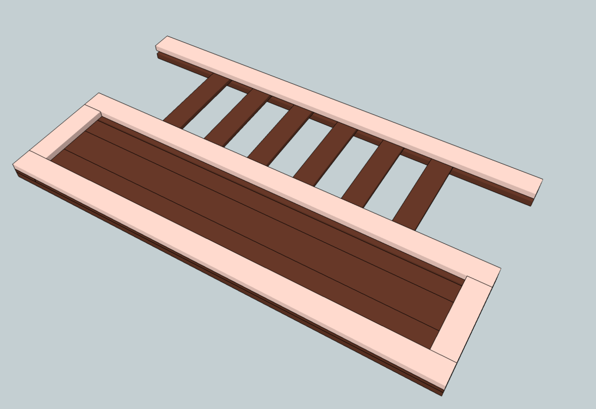 Full Size Slatted Headboard — step 6
