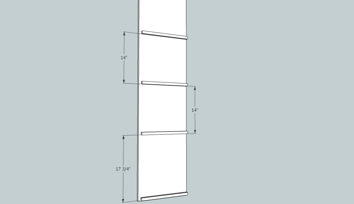 Full Toy box bookcase — step 1