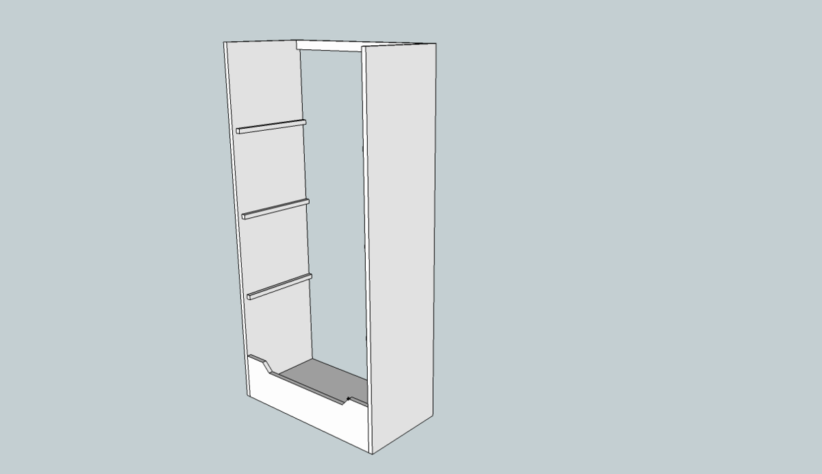 Full Toy box bookcase — step 4