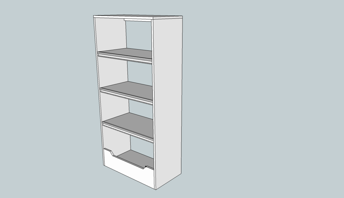 Full Toy box bookcase — step 7