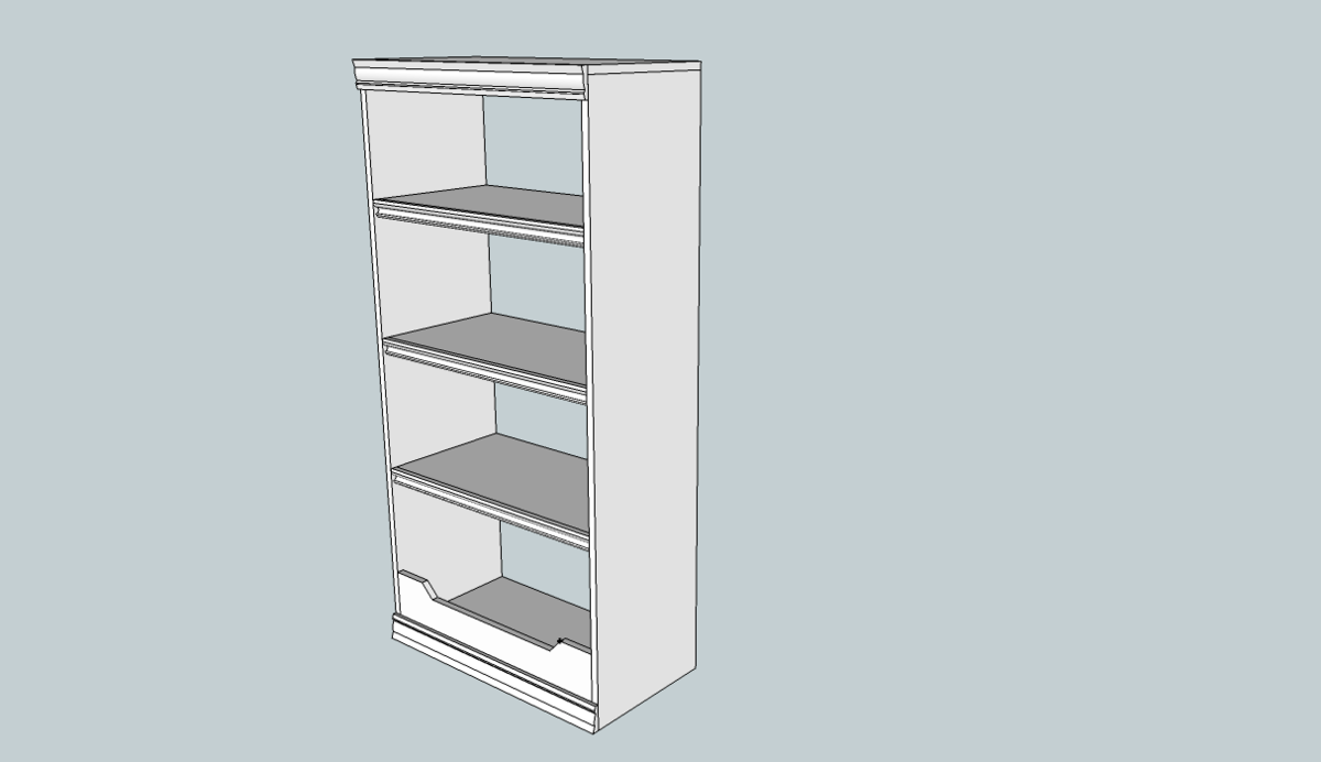 Full Toy box bookcase — step 8