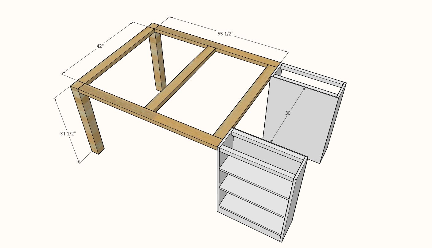 Gathering Kitchen Island — step 6