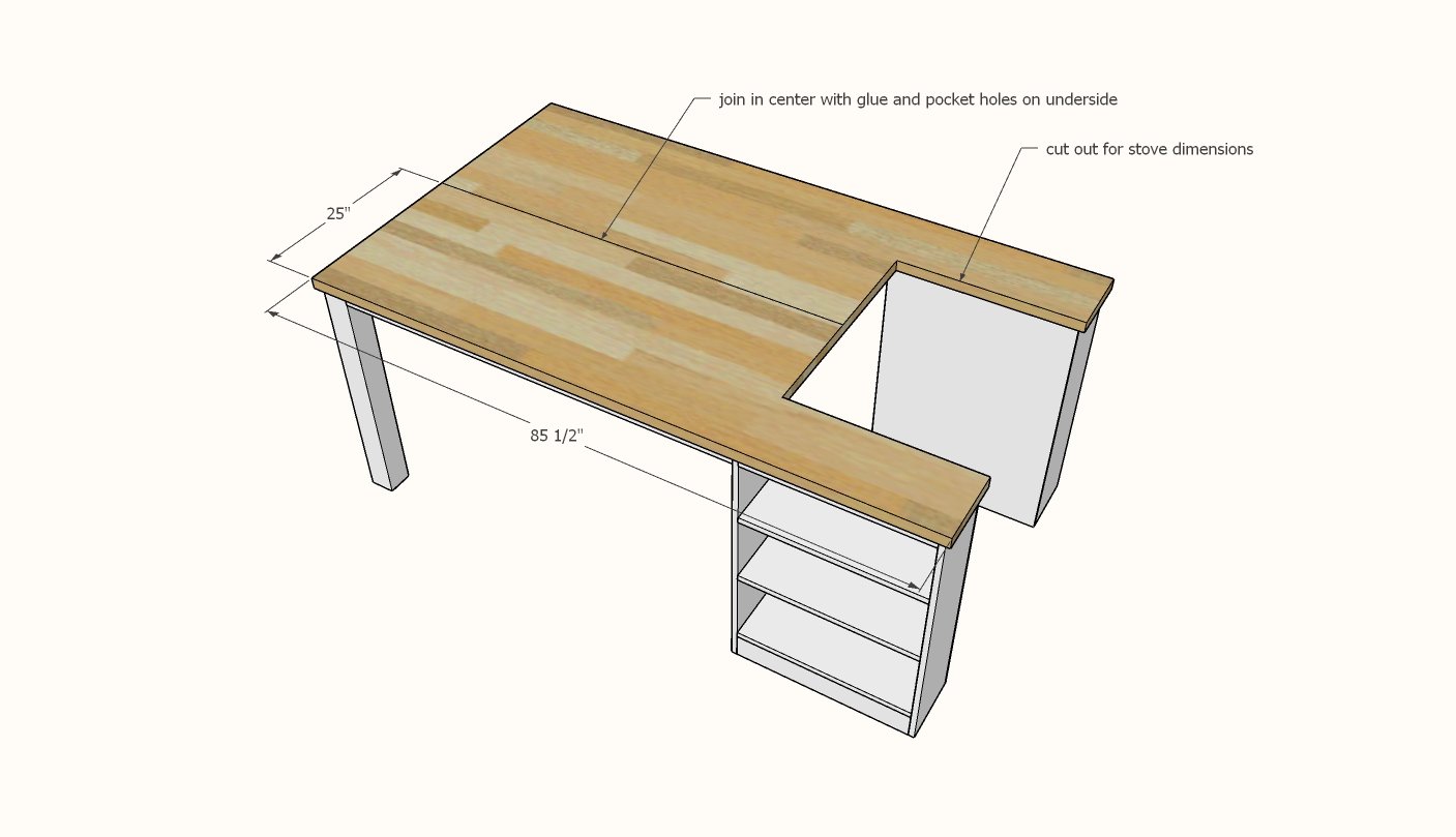 Gathering Kitchen Island — step 8