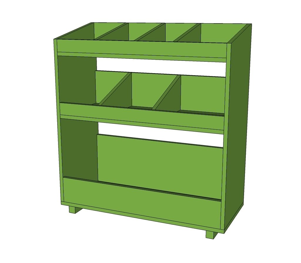 General Store Bin Bookshelf