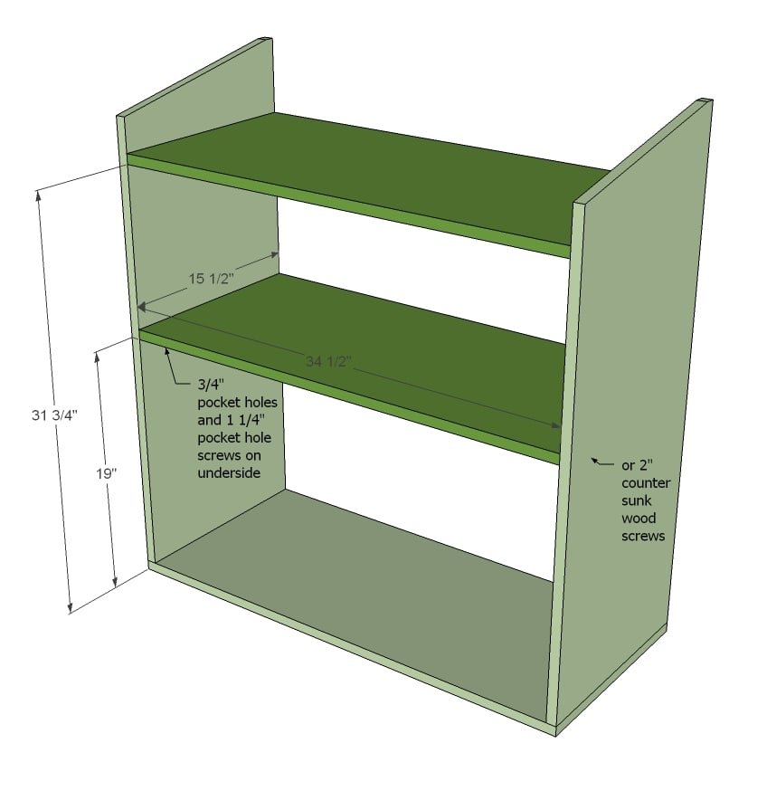 General Store Bin Bookshelf — step 3
