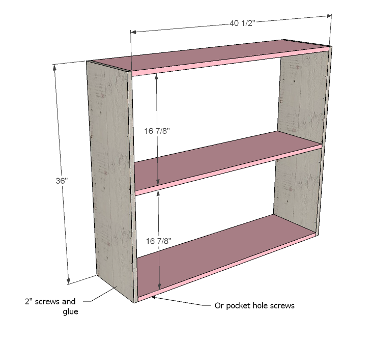 General Store Cubbies — step 1