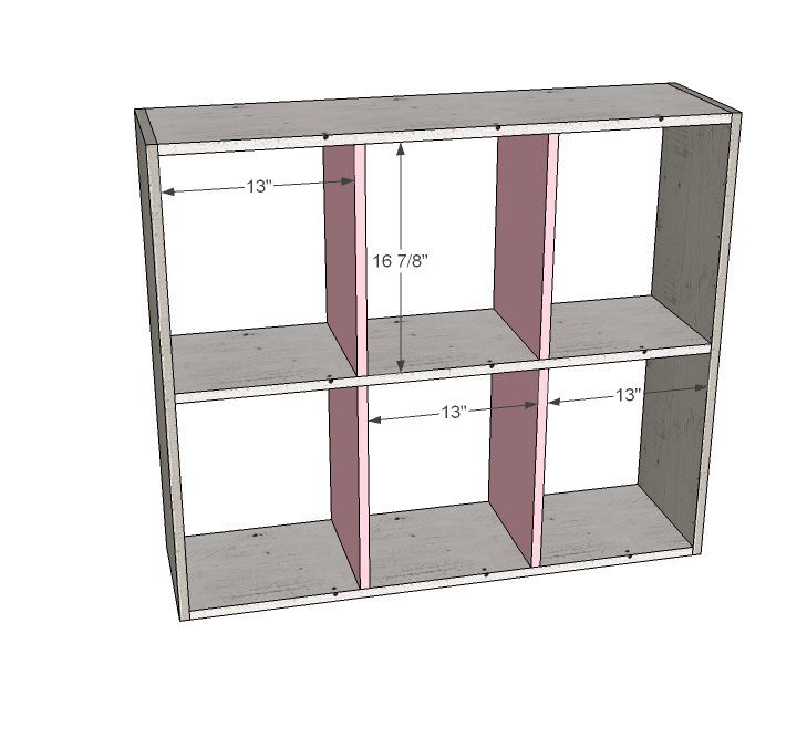 General Store Cubbies — step 2