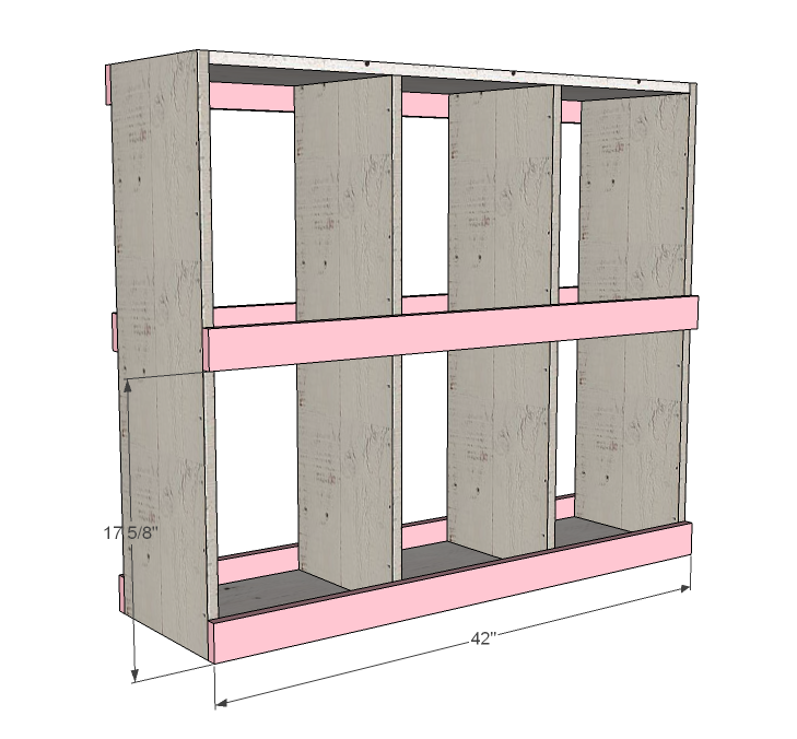 General Store Cubbies — step 3
