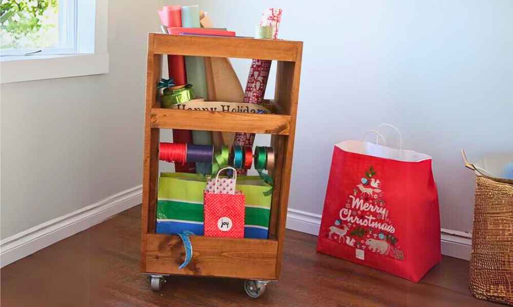 Gift Wrapping Cart