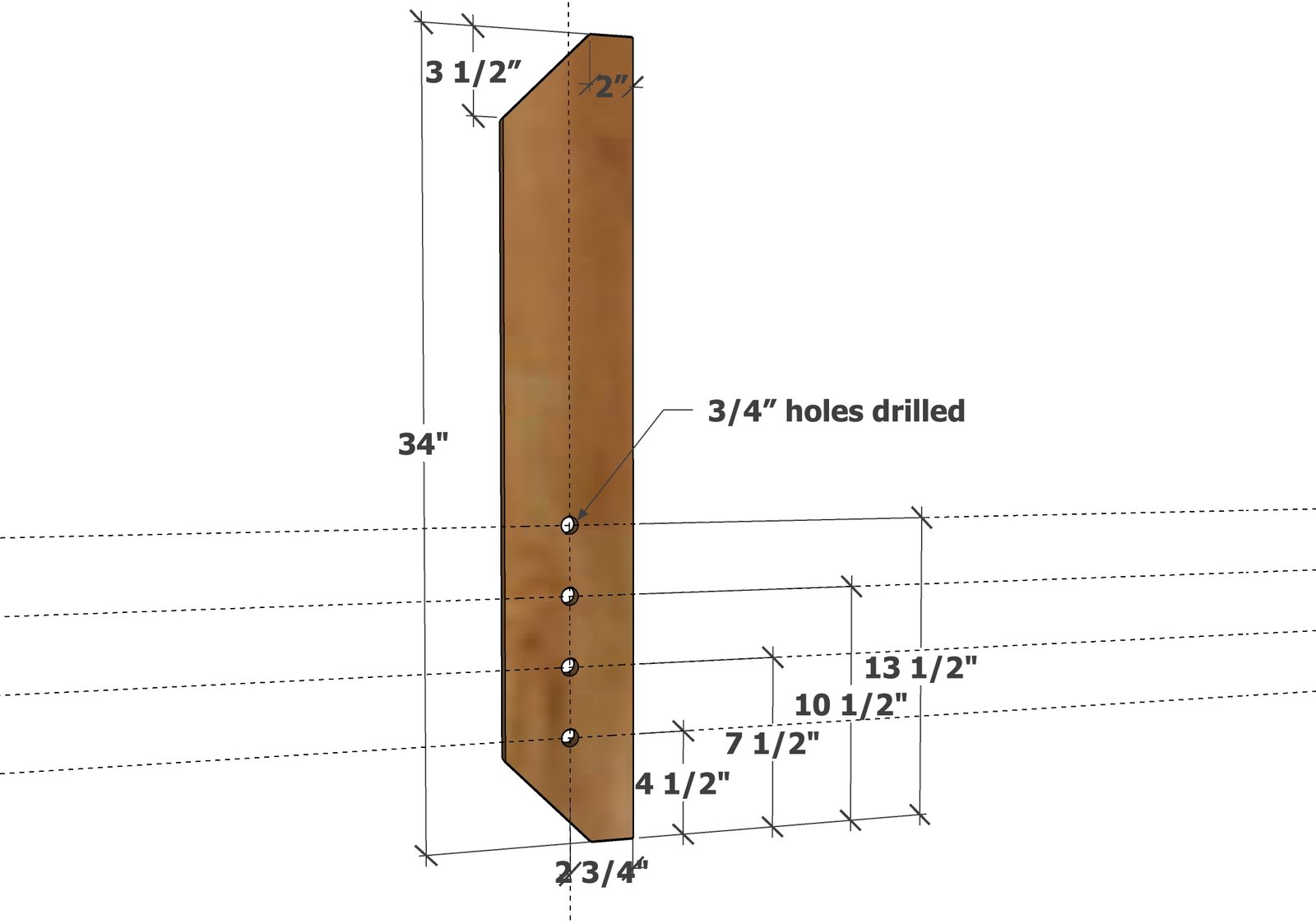 Gift Wrapping Station Wall Shelf Organizer — step 1