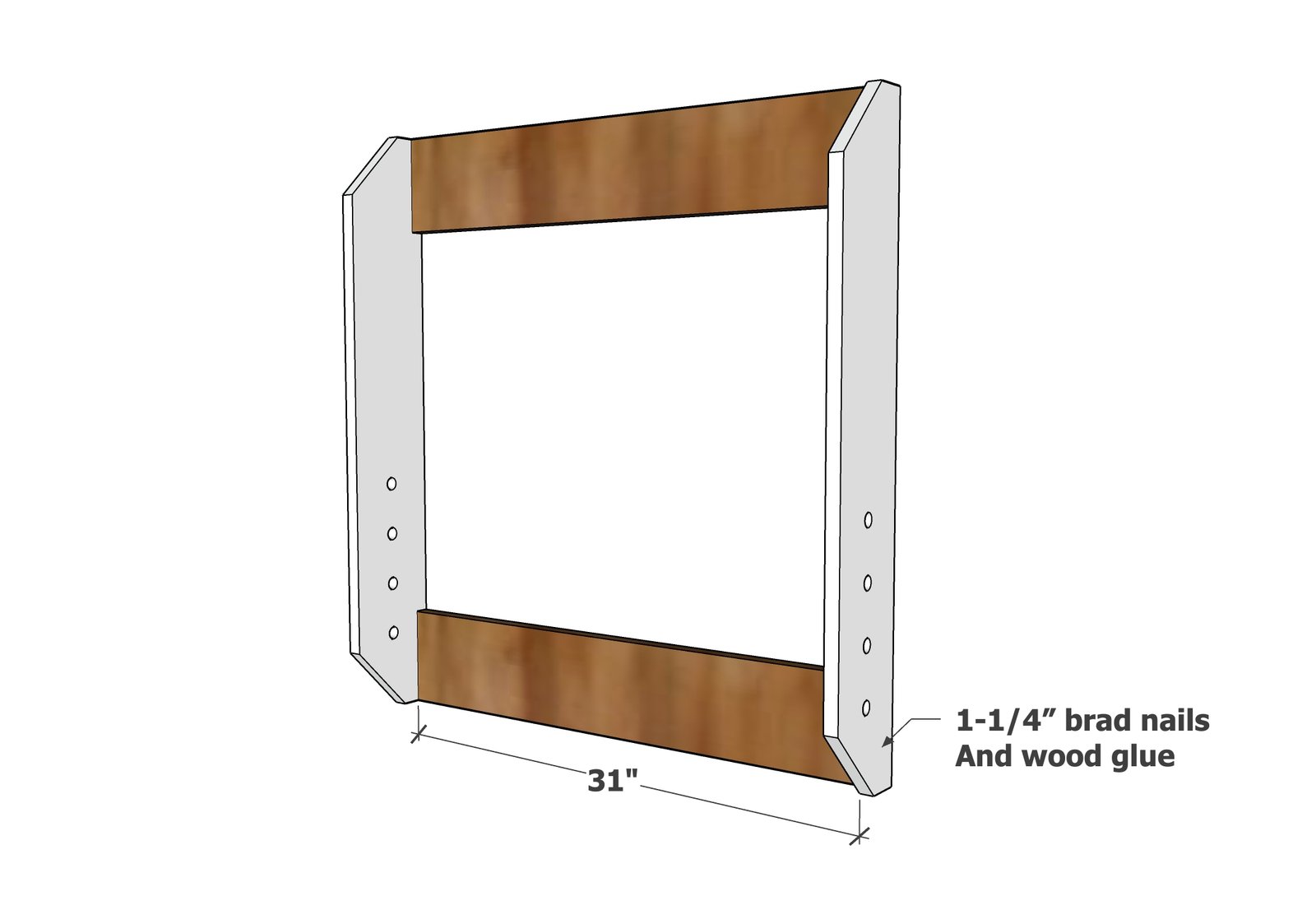 Gift Wrapping Station Wall Shelf Organizer — step 2