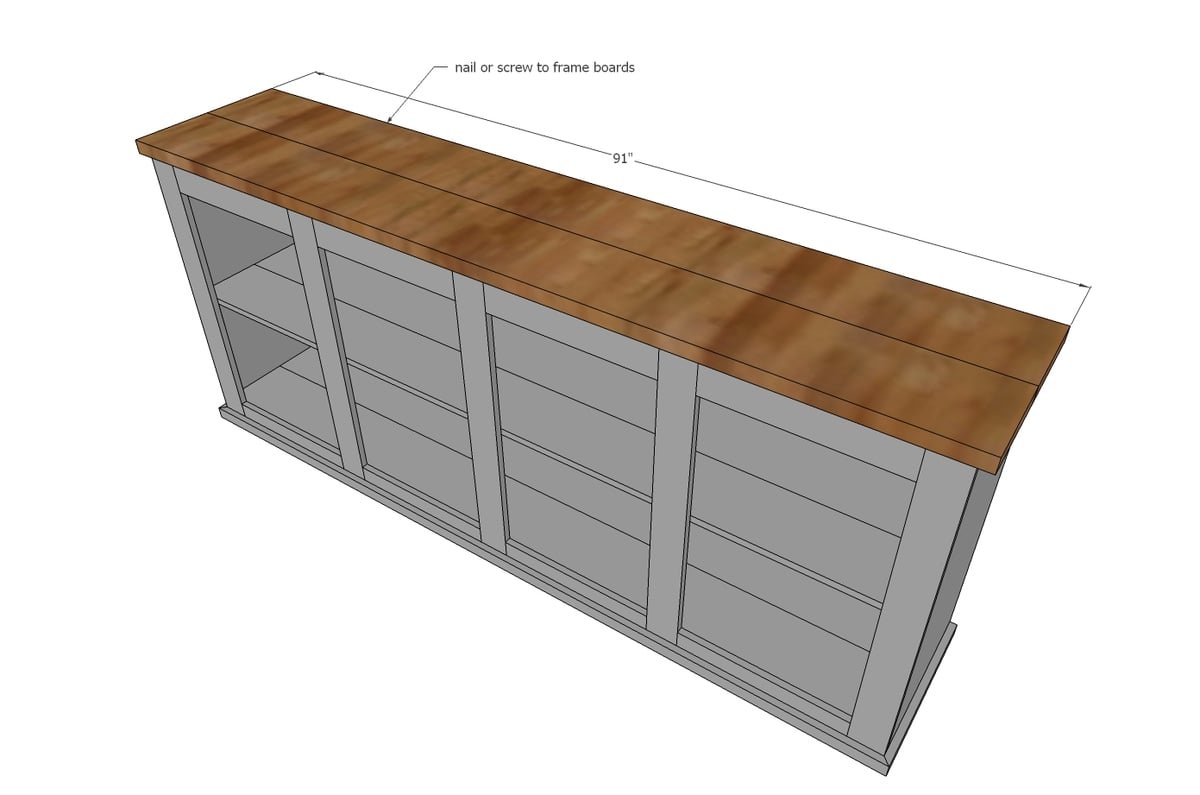 Grandy Barn Door Console — step 10