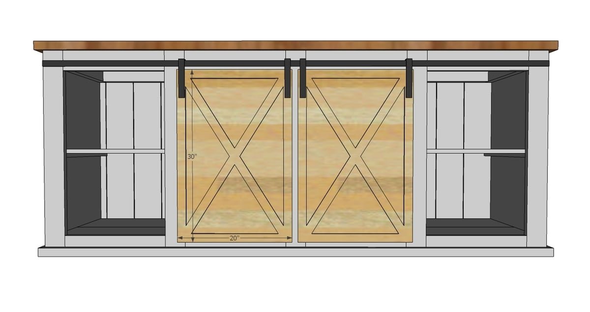Grandy Barn Door Console — step 11