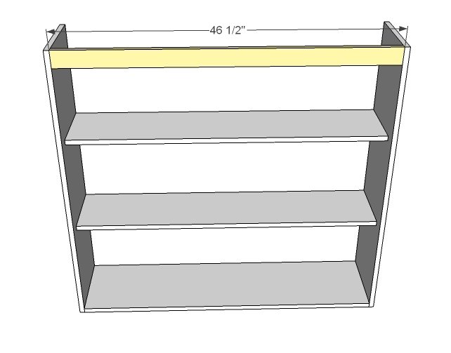 Grant Secretary Top Hutch with Doors — step 3
