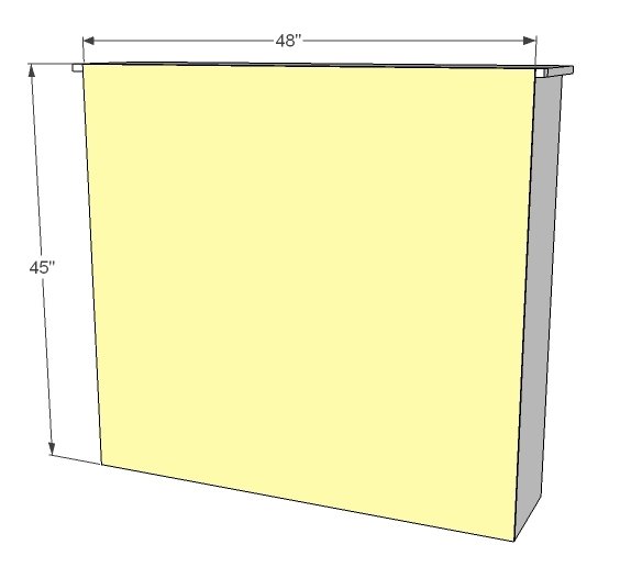 Grant Secretary Top Hutch with Doors — step 6