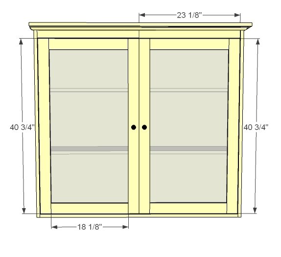 Grant Secretary Top Hutch with Doors — step 8
