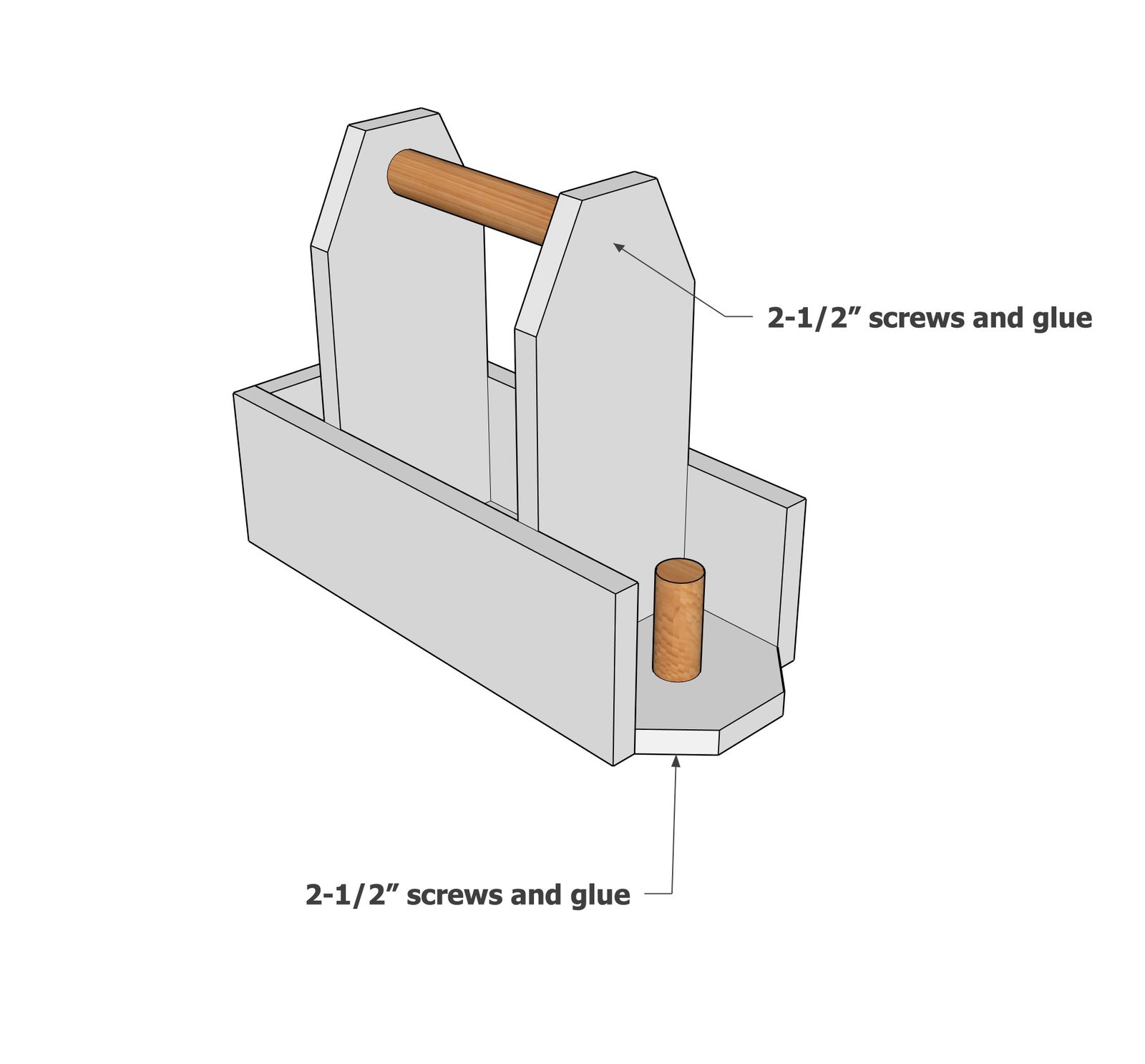 Grill Caddy with Paper Towel Holder — step 6