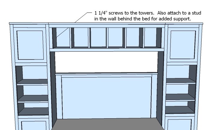 Hailey Hutch for Twin and Full Beds — step 7