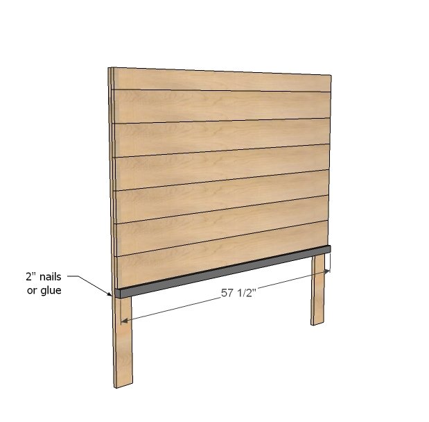 Hailey Planked Headboard — step 2